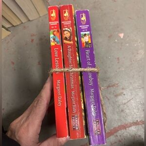 Lot 3 Books Love Inspired Helping Hands Homeschooling by Margret Daley VVGUC!